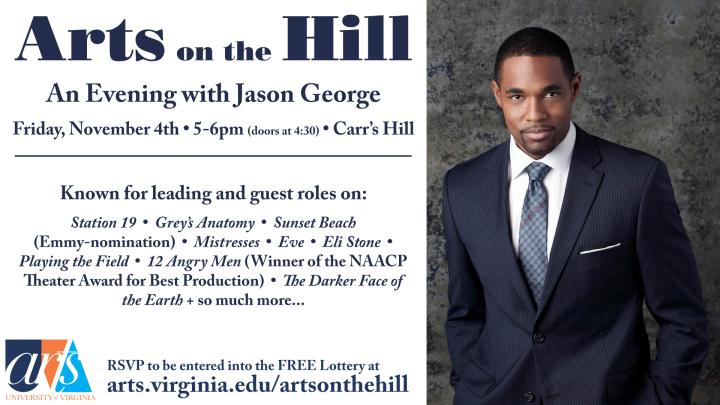 Arts on the Hill: An Evening with Jason George