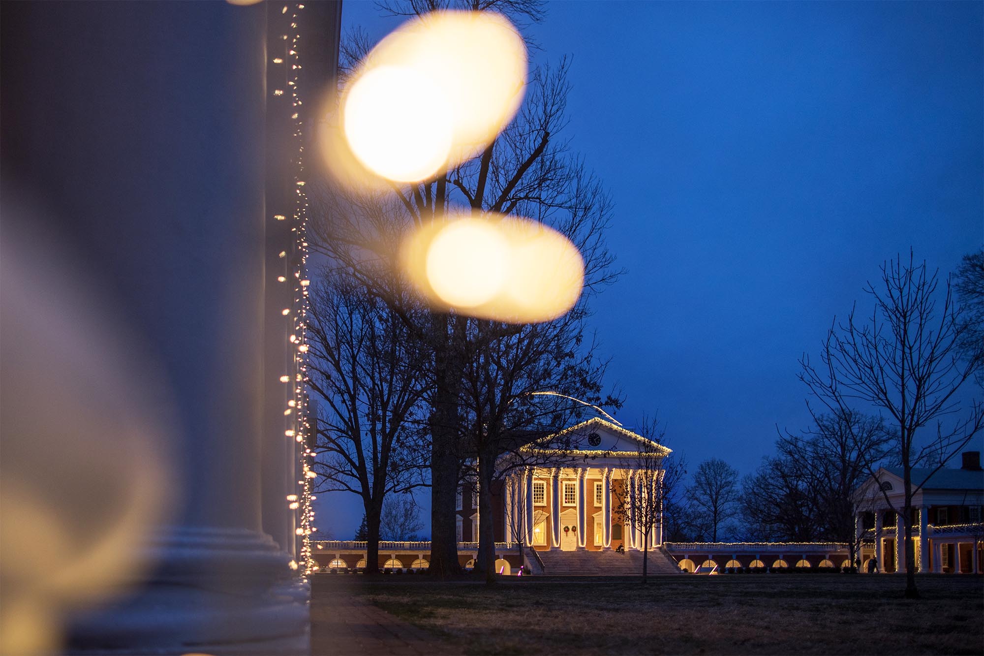 The 20th annual Lighting of the Lawn, set for Dec. 6, is open to members of the University community. (Photo by Sanjay Suchak, University Communications)