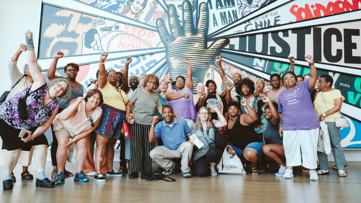 People on the Charlottesville Civil Rights Tour