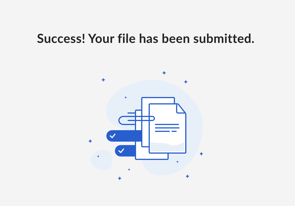 Success! Your file has been submitted.