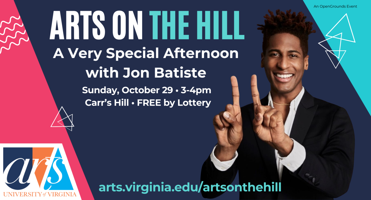 Arts on the Hill: A Very Special Afternoon with Jon Batiste