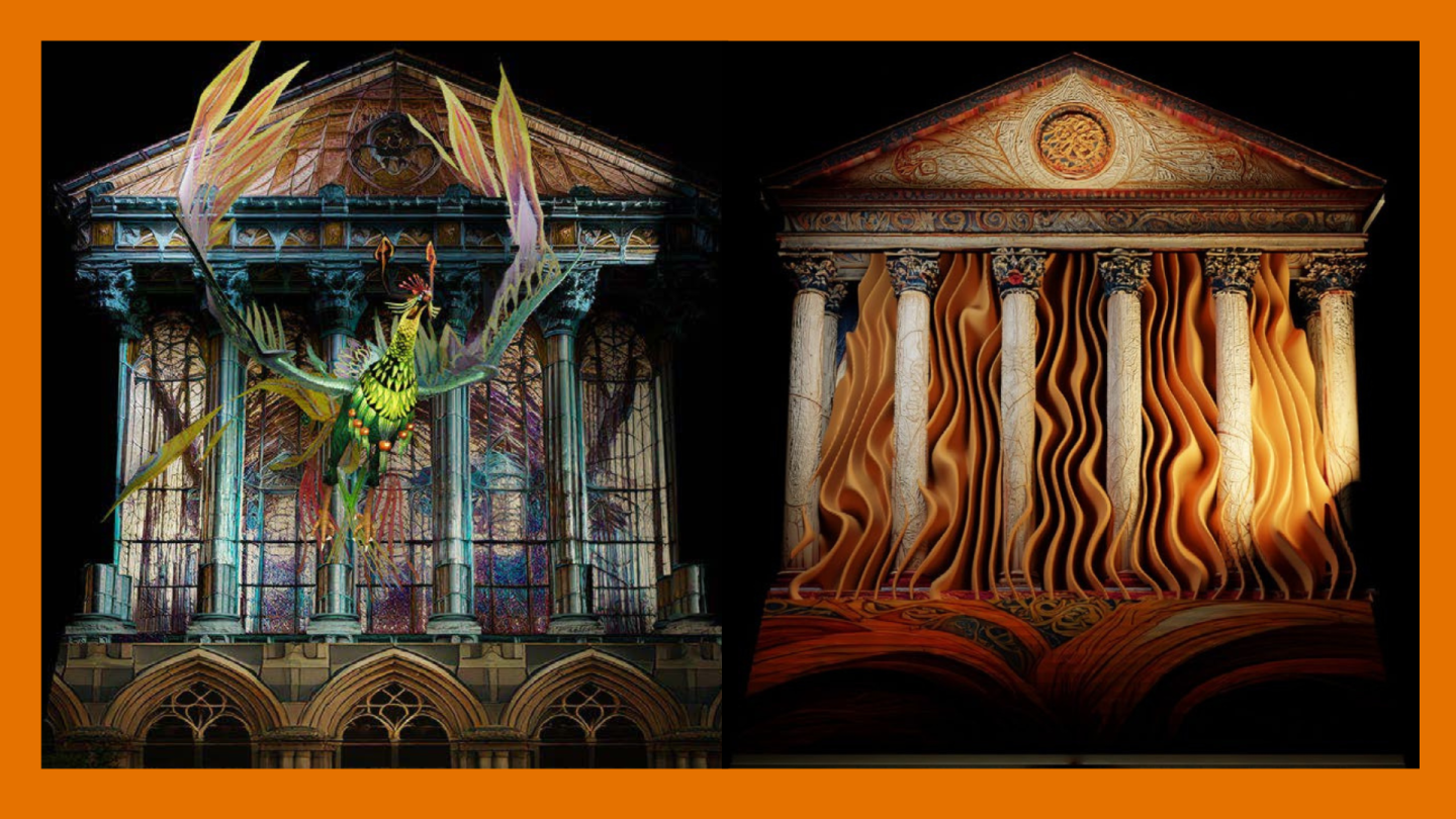 The Great Rotumpkin - Projection Mapping on the Rotunda