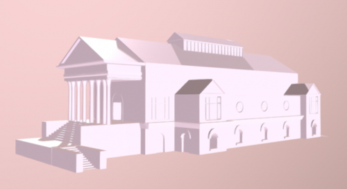 3D Digital Model of Fayerweather Hall