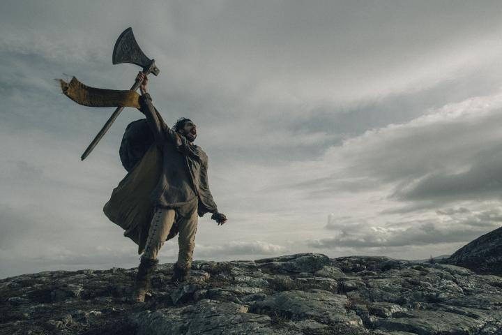 Actor Dev Patel plays a young Gawain in the new David Lowery film, “The Green Knight.” (Photo courtesy of A24)