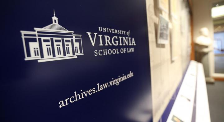 UVA Law School Sign